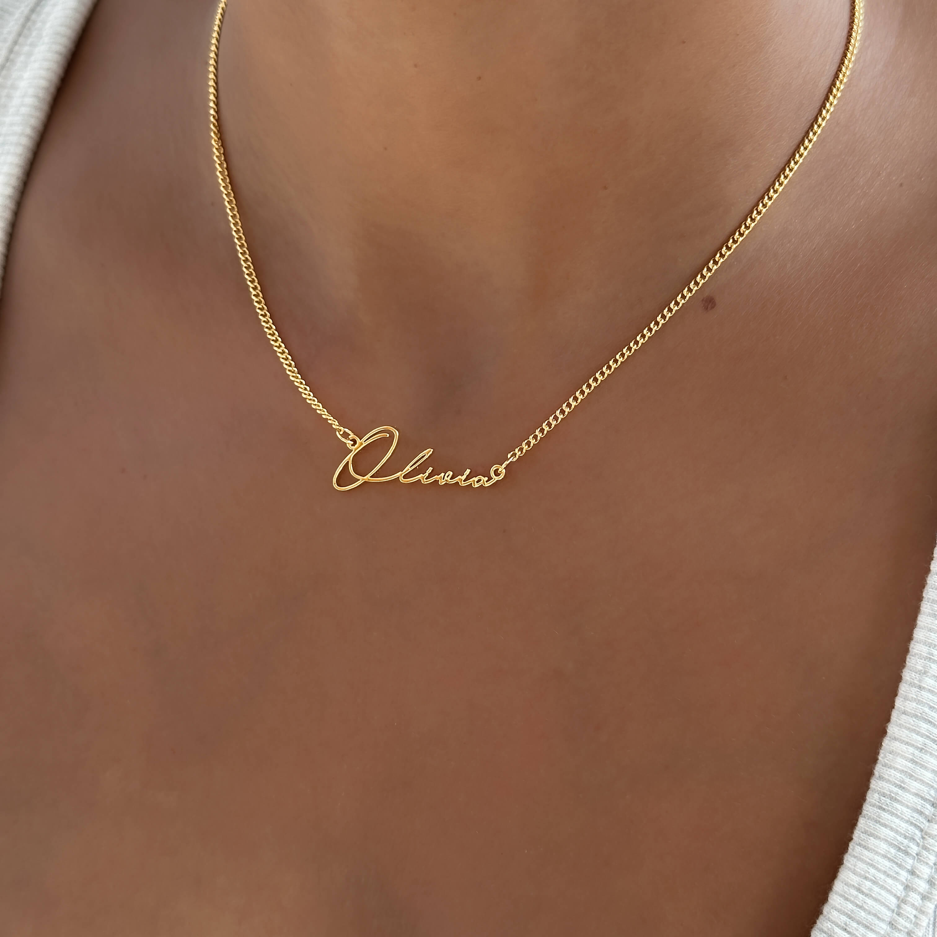 Valencia Custom Name Necklace - Diana Hampton